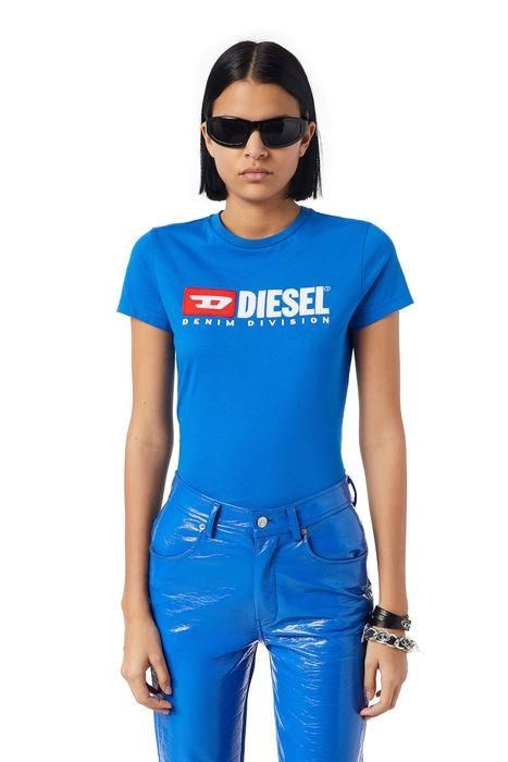 Diesel T-Shirt T-Sli-Div Blue