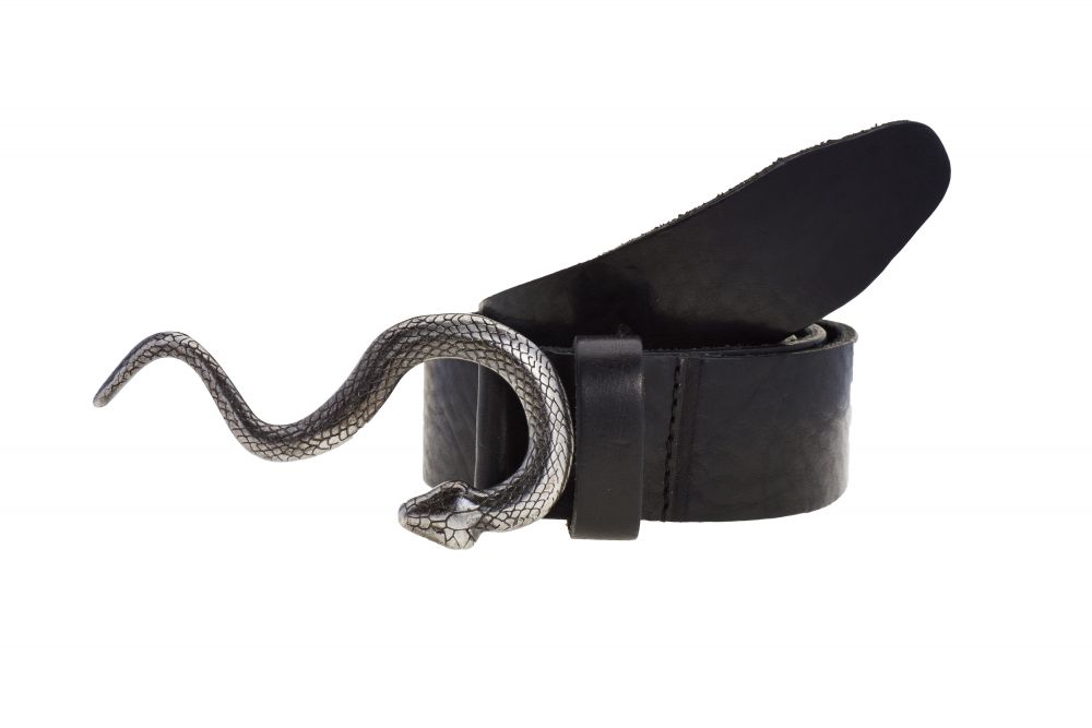 Elvy Snake Belt Zilver