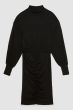 Patrizia Pepe Wool Jersey Dress Black