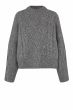 Second Female Dia Knit Grey Melange