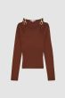Patrizia Pepe Chain-Detail Sweater 