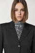 Patrizia Pepe One-button Flannel Jacket