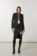 Patrizia Pepe One-button Flannel Jacket