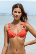 TET swimwear Brooke Top Grapefruit