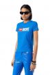 Diesel T-Shirt T-Sli-Div Blue