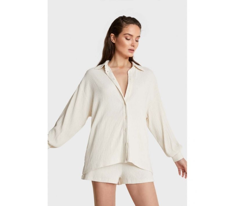 Alix The Label Seersucker Shorts 