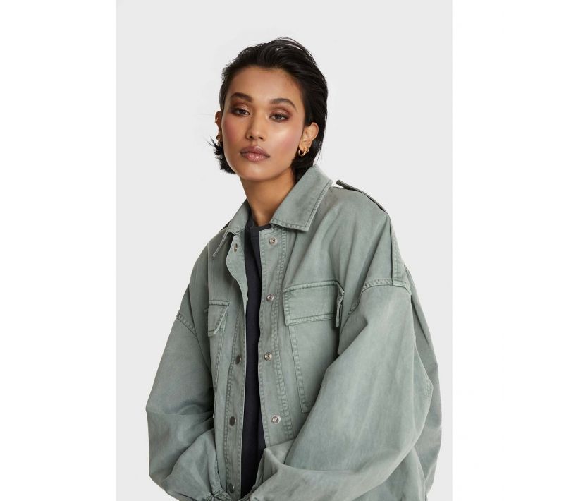 Alix The Label Jacket Green Army