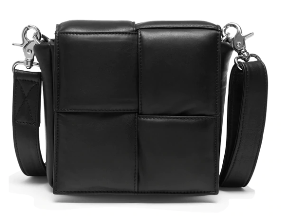 Depeche Crossover Leather Bag Black
