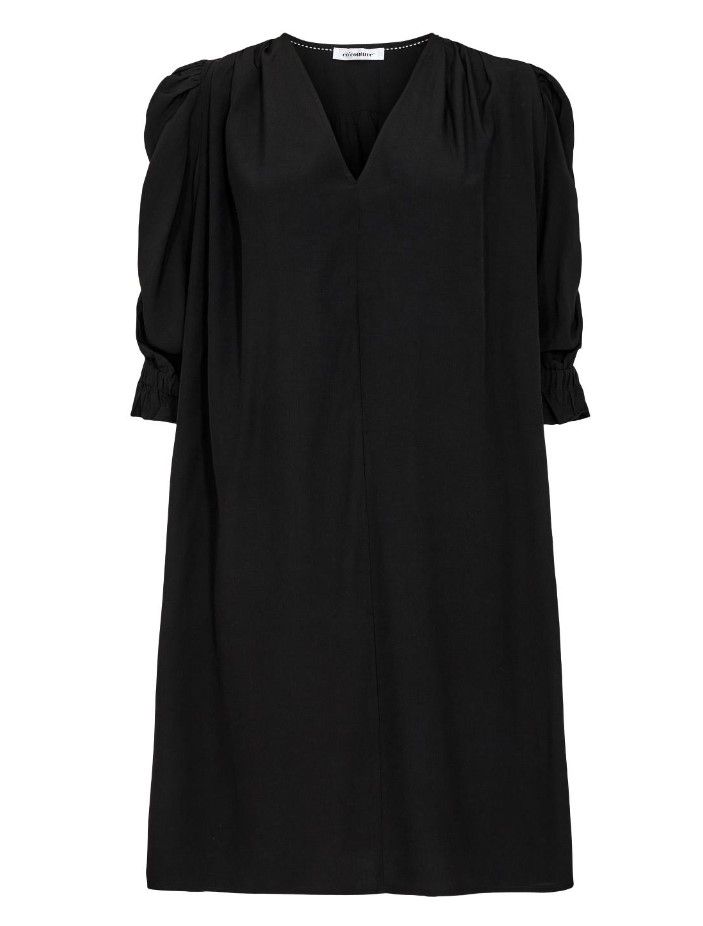 Co'Couture Sunrise Pleat Dress Black