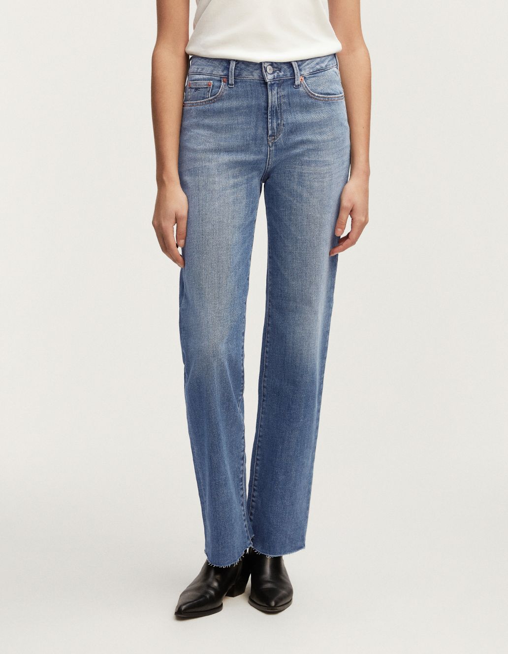 Denham Jeans Bardot Wide AMW Blue