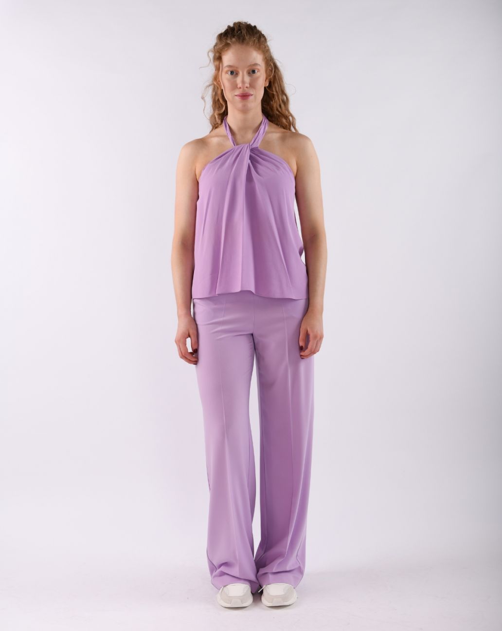 Patrizia Pepe Mouwloze Top Lilac