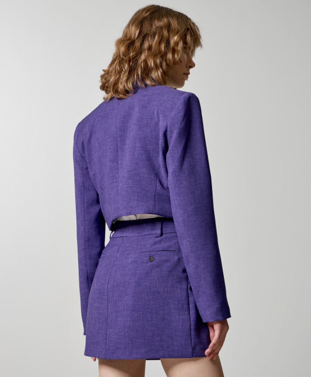 Acces Mini Skirt Purple
