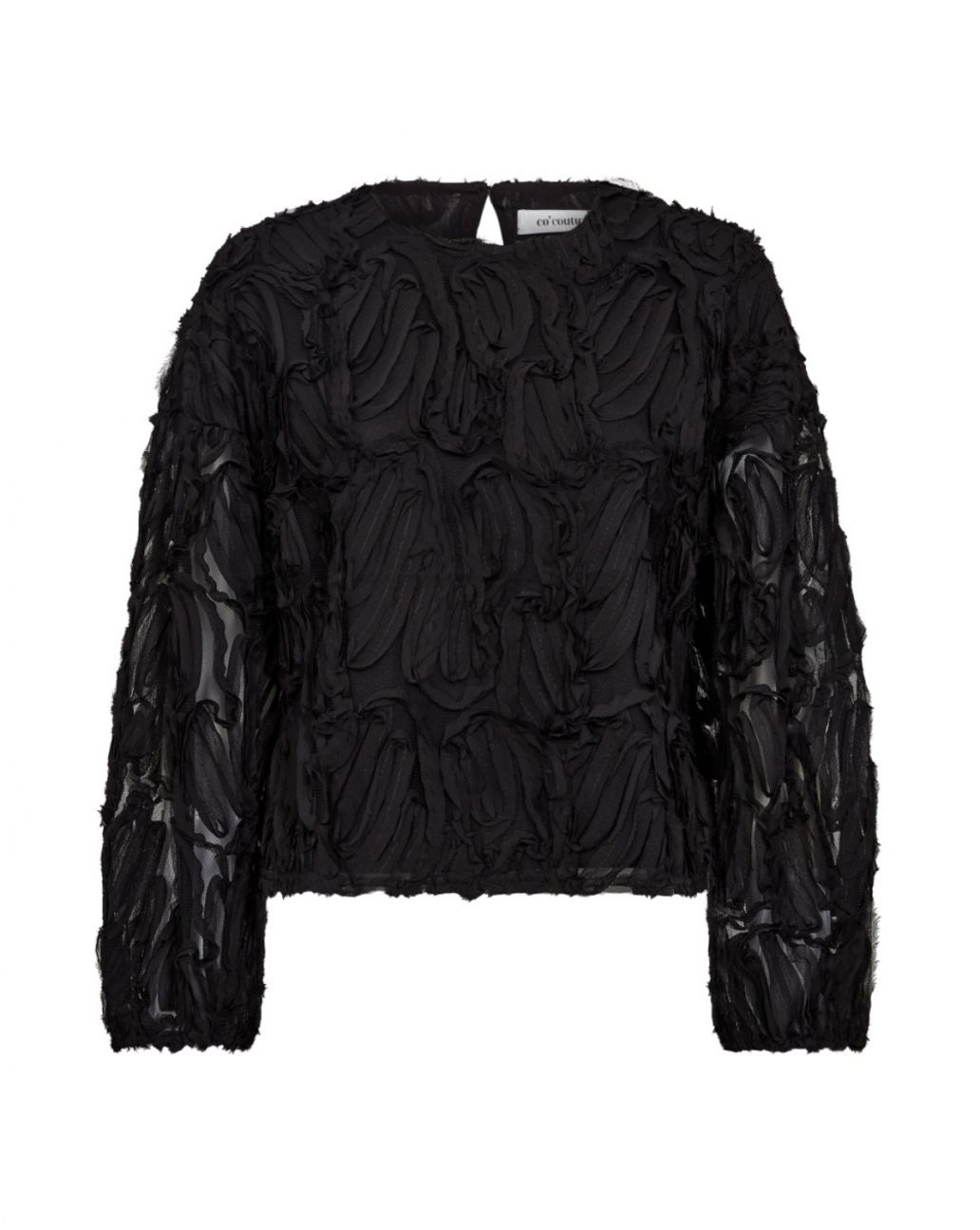 Co'Couture ShaniaCC Fluffy Blouse Black 