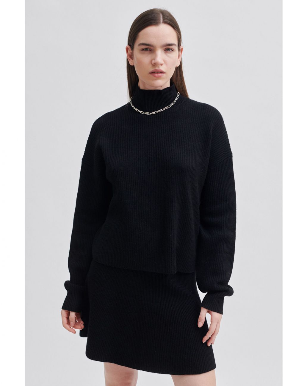 Second Female Ysamil Knit Black