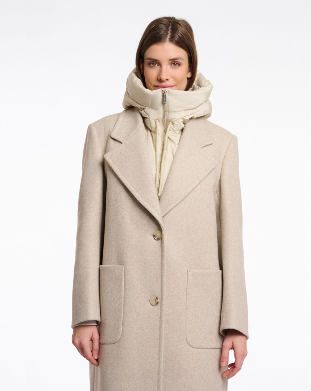 Rino & Pelle Tabita Padded Bib Birch-O.S