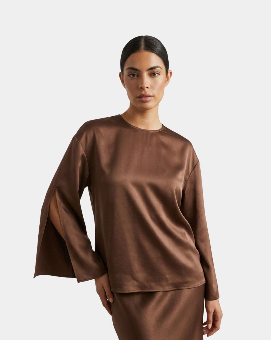 Azulae Rebecca Top Brown
