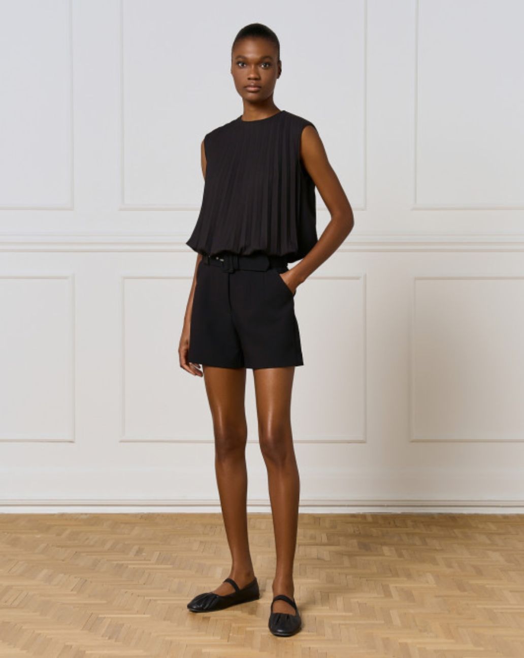 Access High-Waist Shorts Black