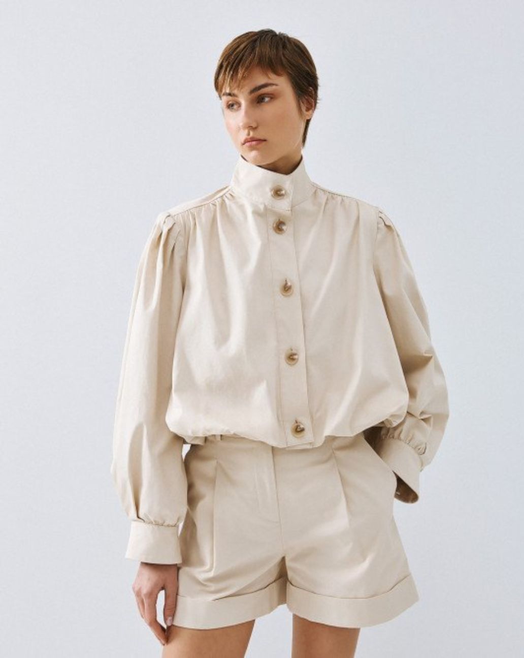 Access Balloon Bomber Jacket Vanilla 