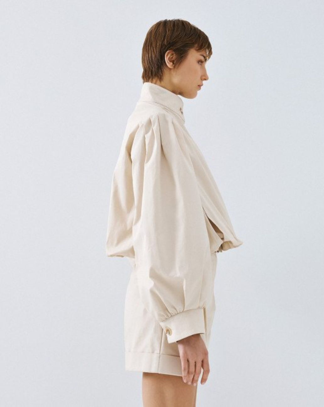 Access Balloon Bomber Jacket Vanilla 