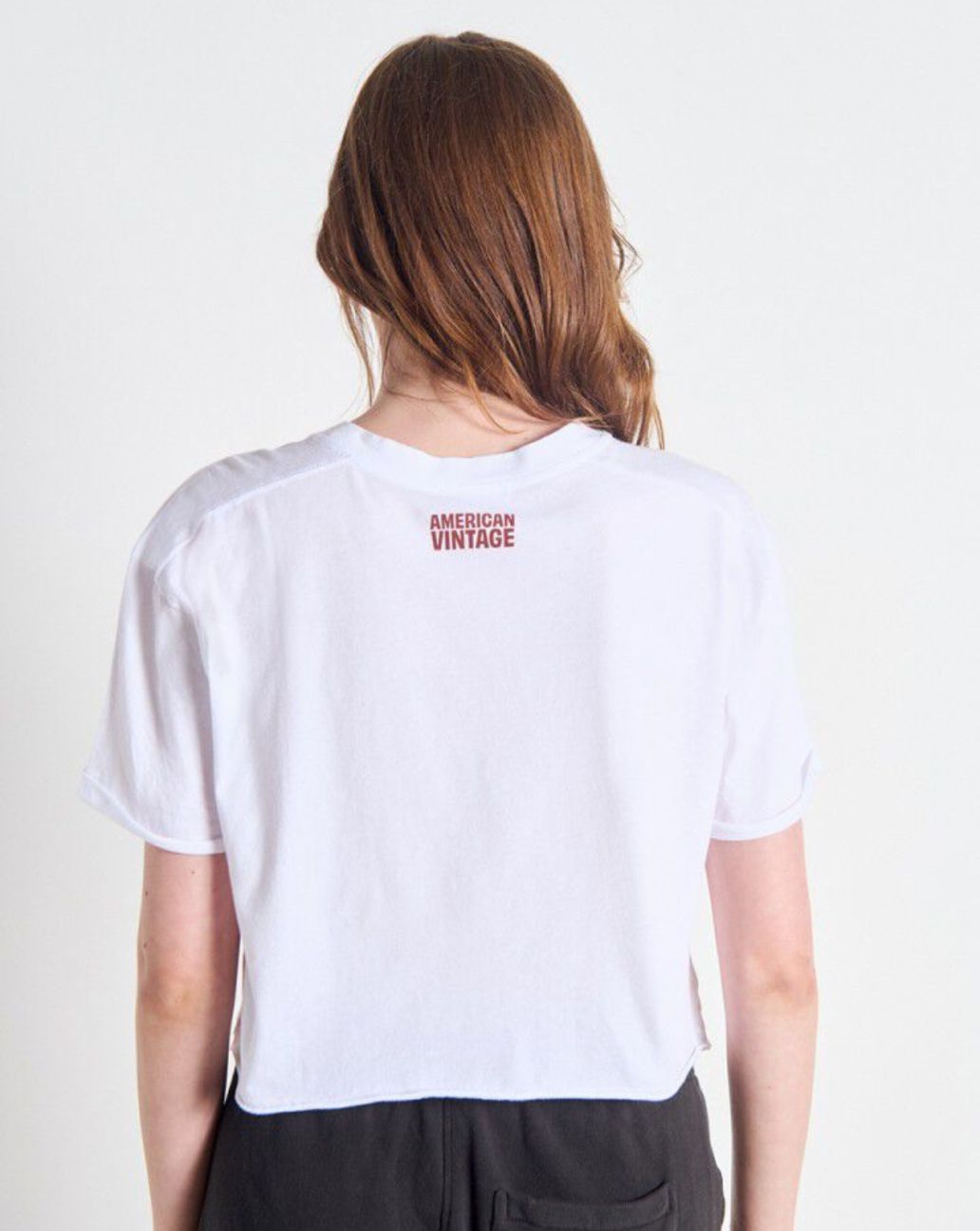 American Vintage Apoly T-shirt Wit