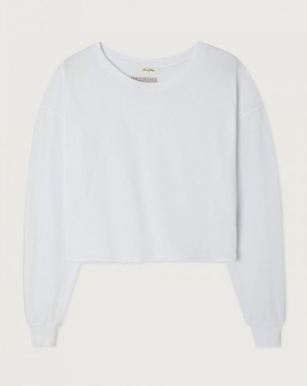 American Vintage APOLY Longsleeve Blanc 