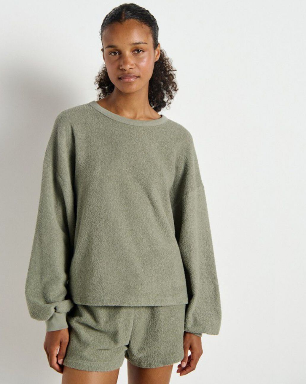 American Vintage Bobypark Sweatshirt Argile