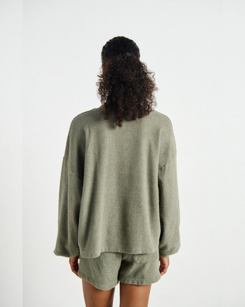 American Vintage Bobypark Sweatshirt Argile