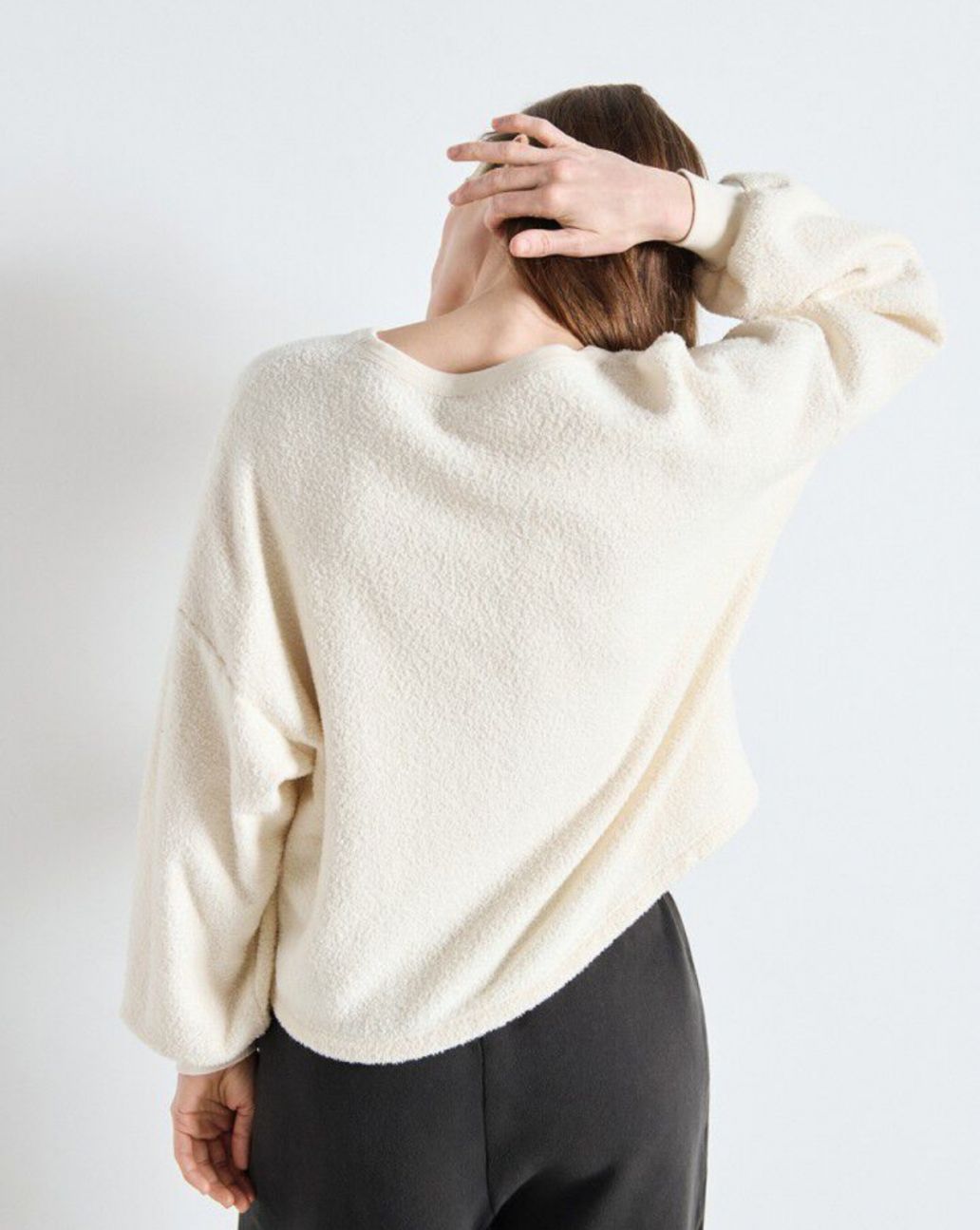 American Vintage Bobypark sweater dames off-white 