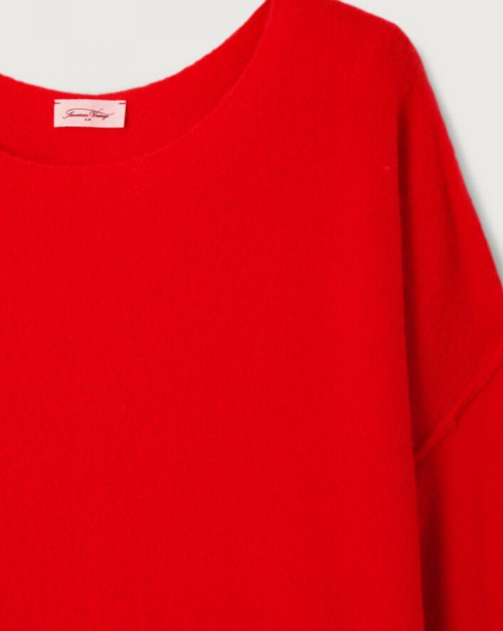 American Vintage Damsville Trui Fraise Rood