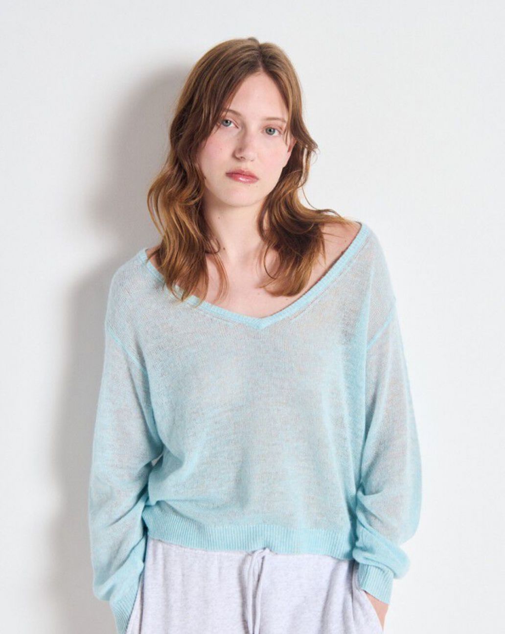 American Vintage DUMY V-Neck Trui  Alaska 
