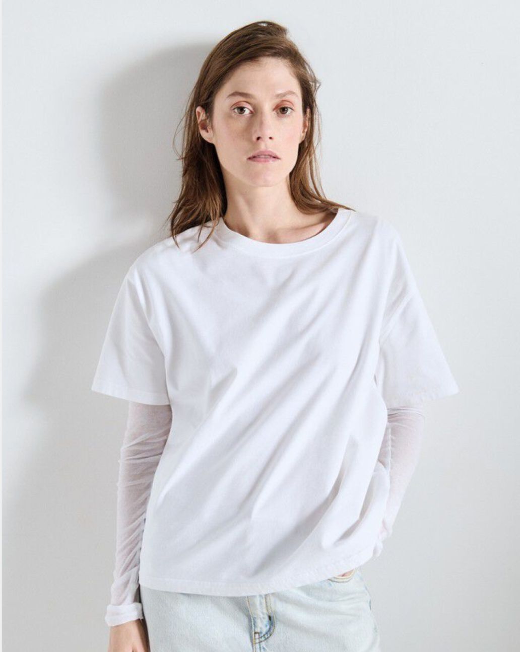 American Vintage Fizvalley T-Shirt Wit
 FIZ02AH26