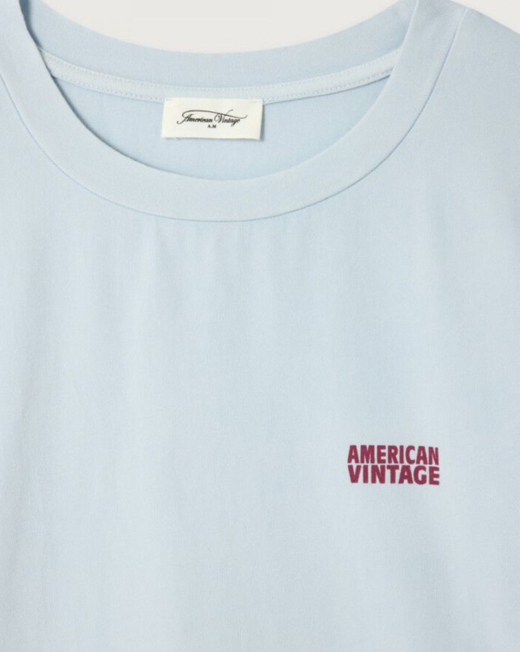 American Vintage Pymaz T-shirt Baby Blue Vintage