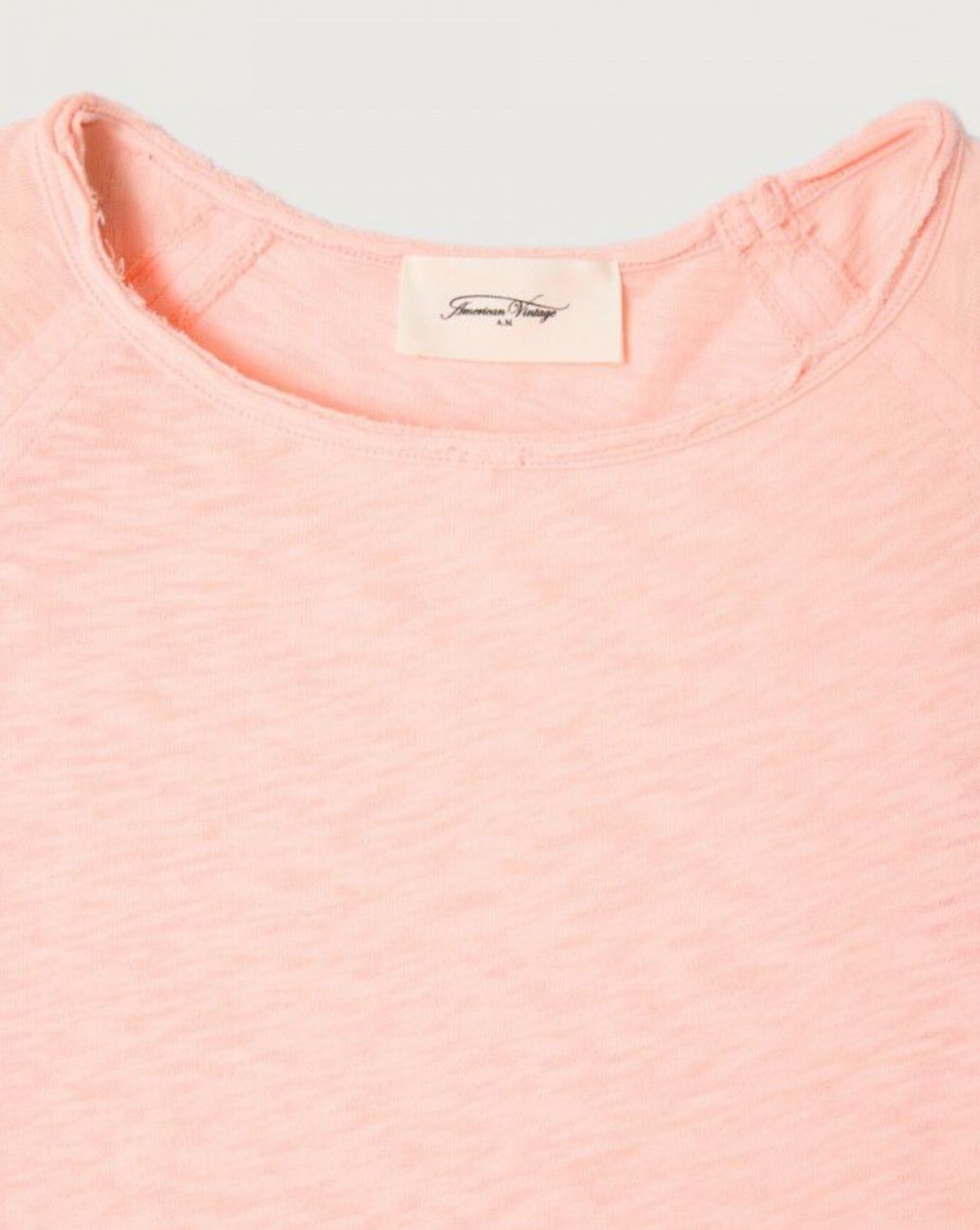 American Vintage Sonoma t-shirt camellia roze 