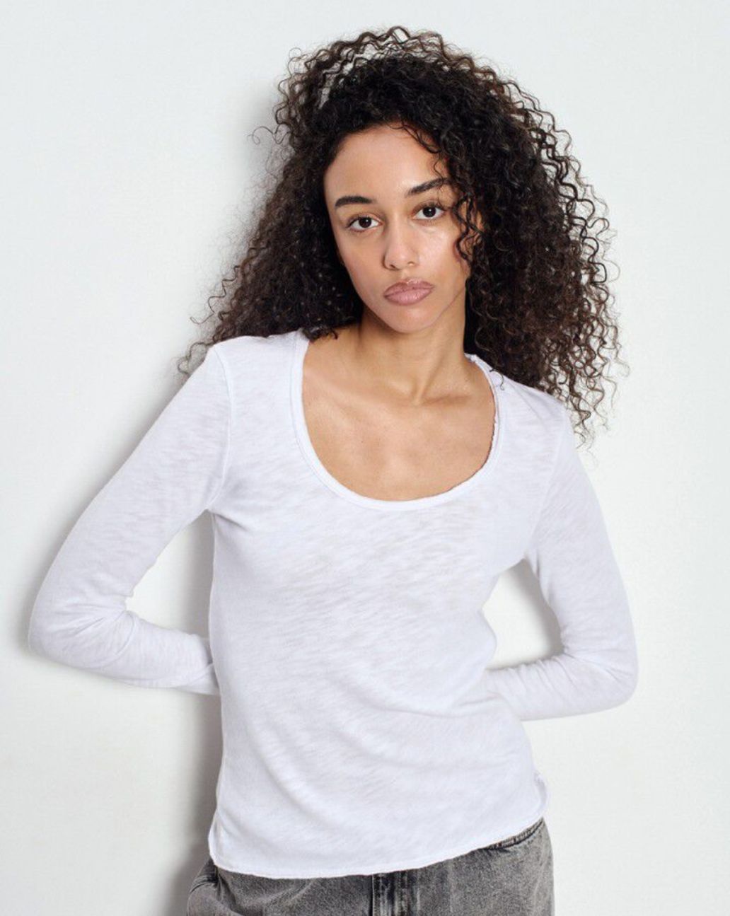 American Vintage Sonoma T-shirt Blanc wit