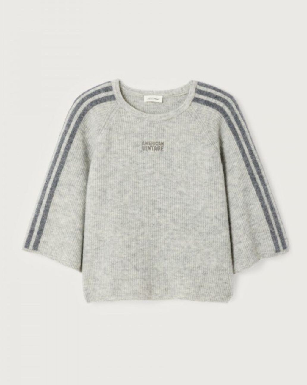 American Vintage Vitow Trui Gris Clair Grijs