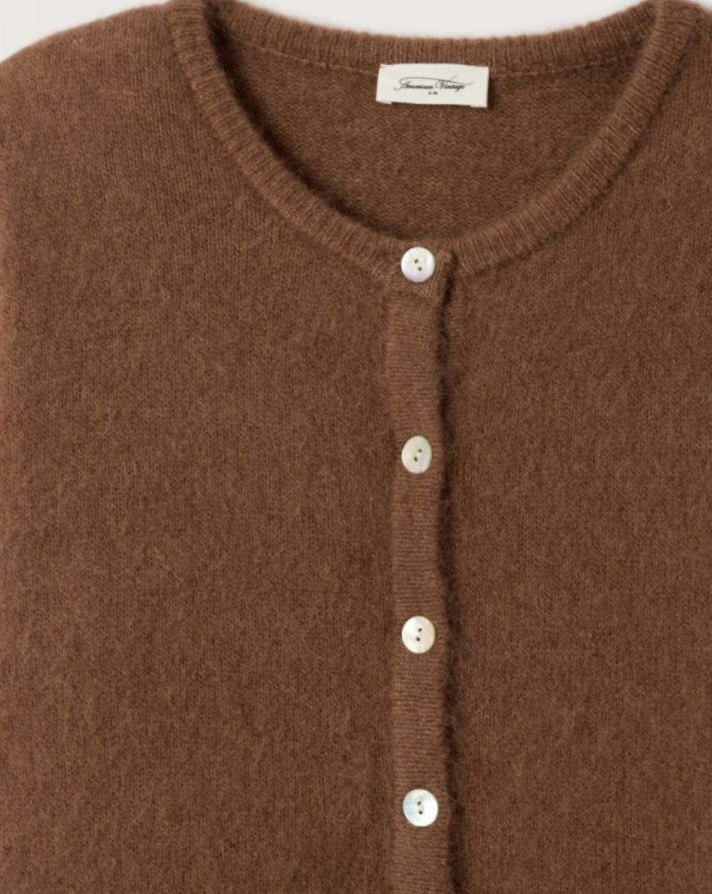 American Vintage Vitow Gilet Vest Chocolat Chine