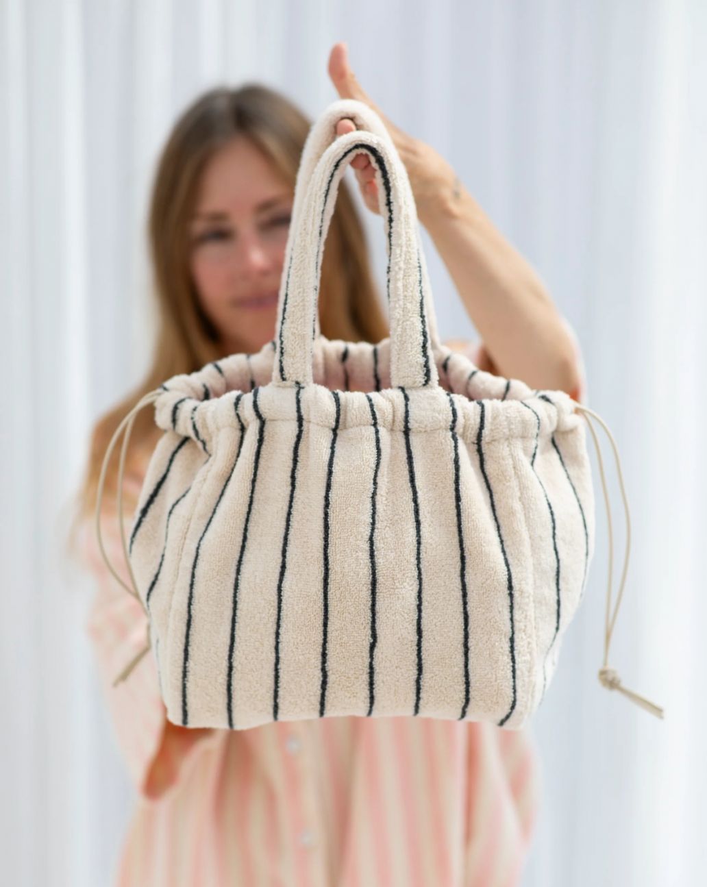 Bongusta Naram Handbag Small creme & ink-O.S