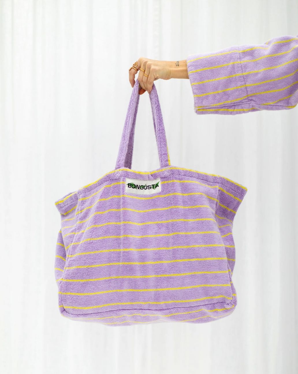 Bongusta Naram Weekend Bag lilac & neon yellow-O.S