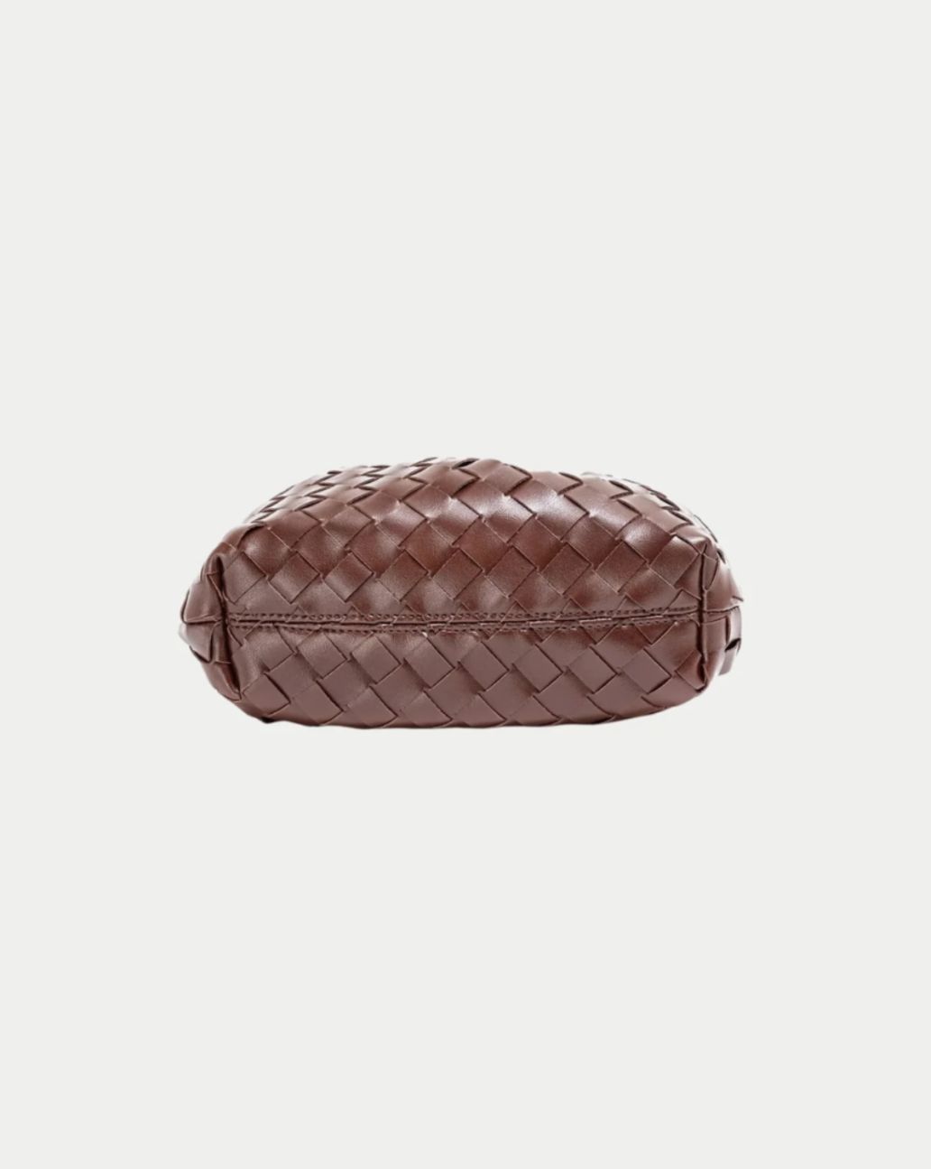 Bow19Details Dumpling Braided Bag Brown-O.S