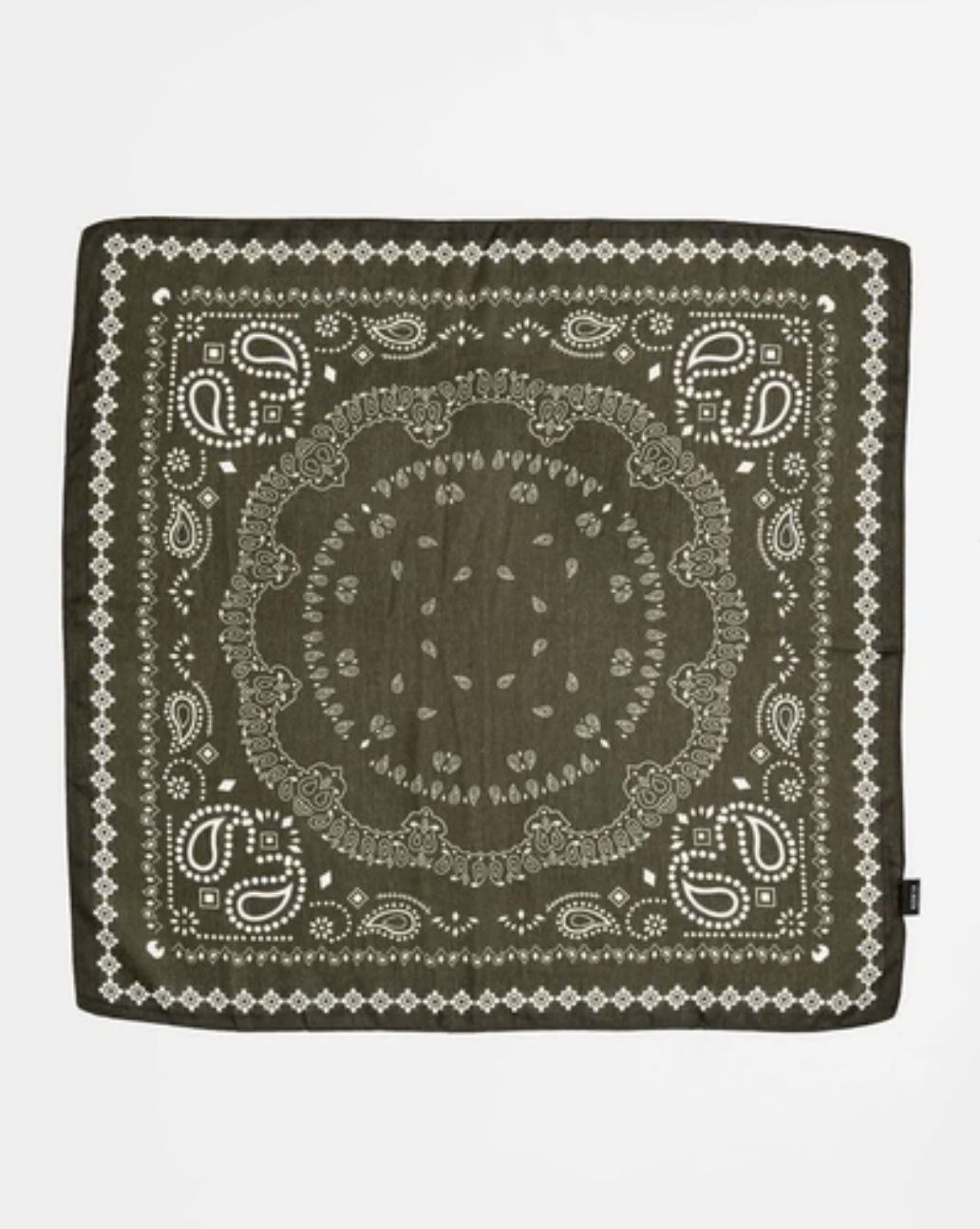 Bow19details Paisley Scarf Green-O.S