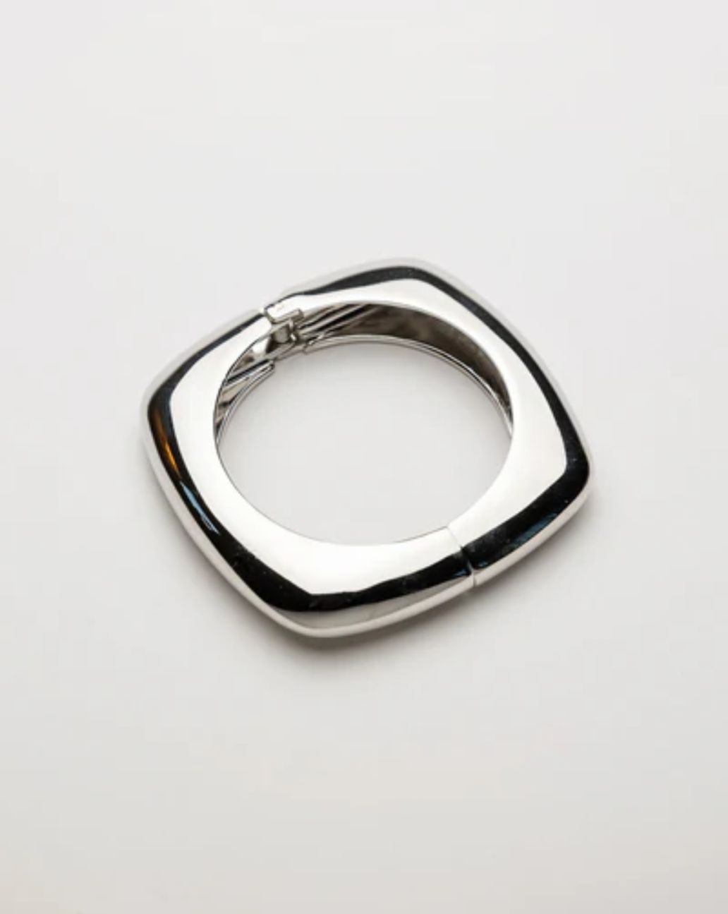Bow19details Square Bracelet Silver-O.S