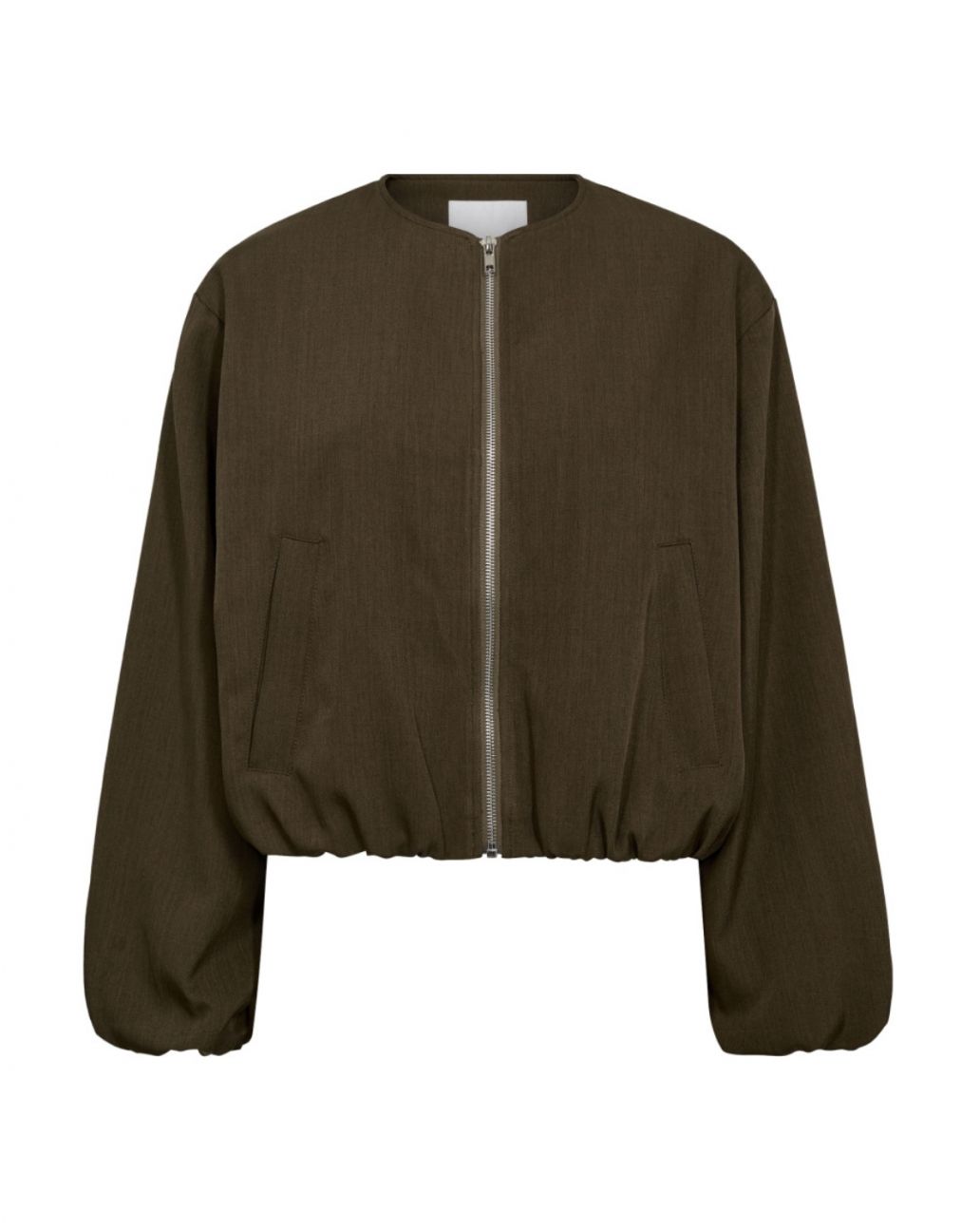 Co'Couture LunaCC Balloon Zip Jacket Olive