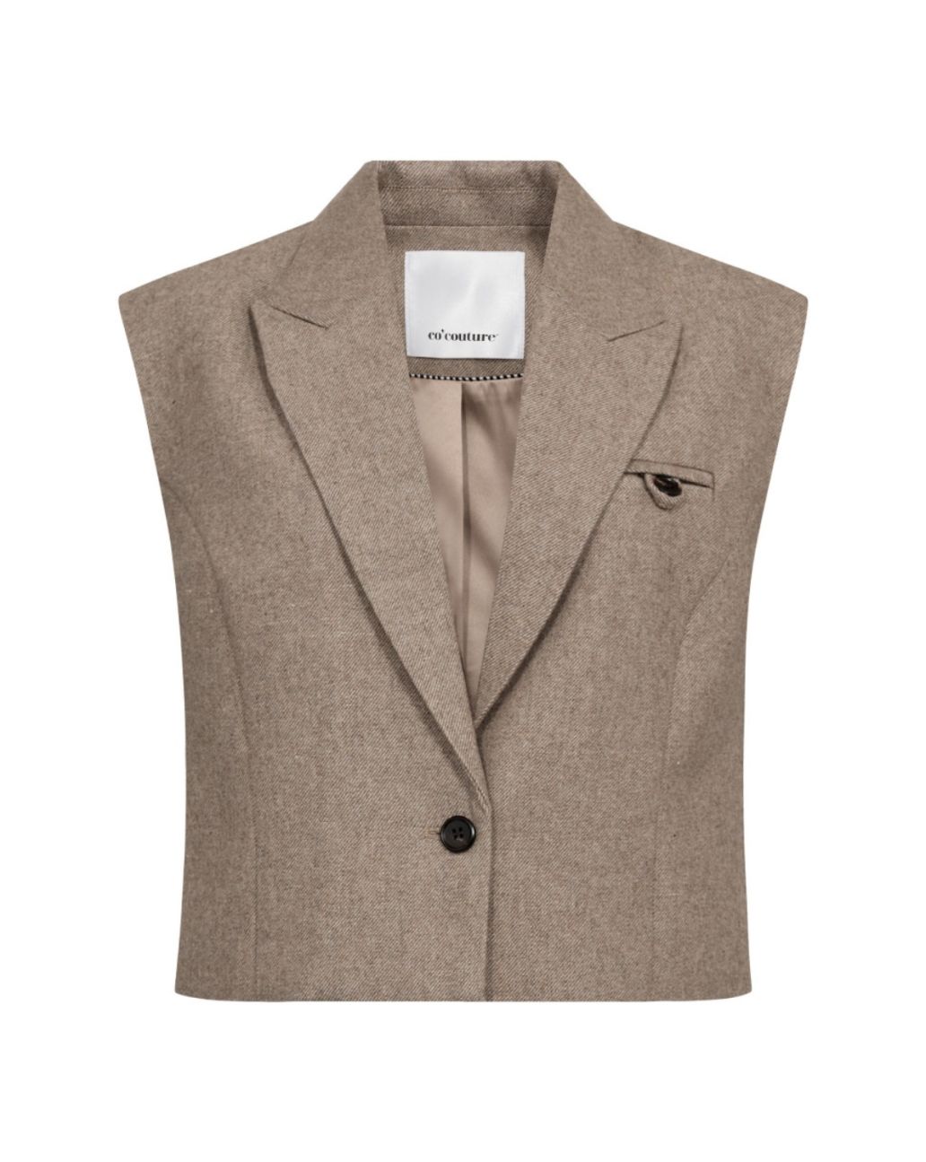 Co'Couture MeeraCC Vest Sand Melange