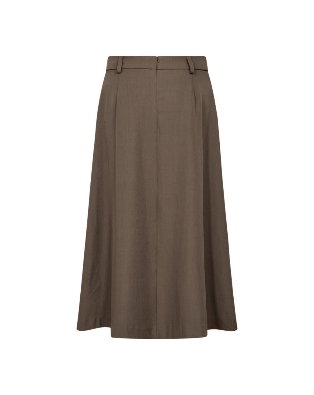 Co'Couture LunaCC Pocket Pleat Skirt Walnut