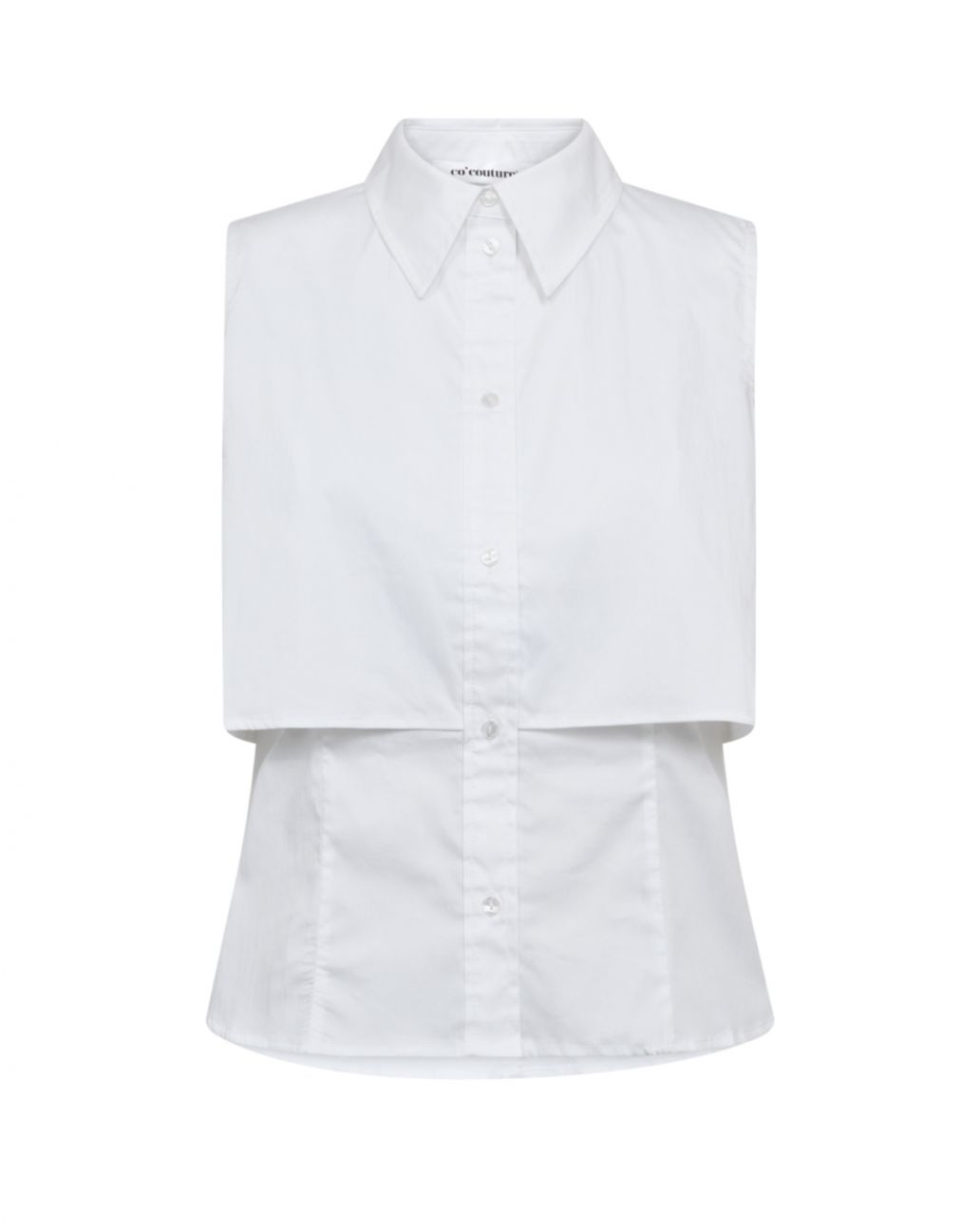 Co'Couture Sanna Double Layer Top wit 