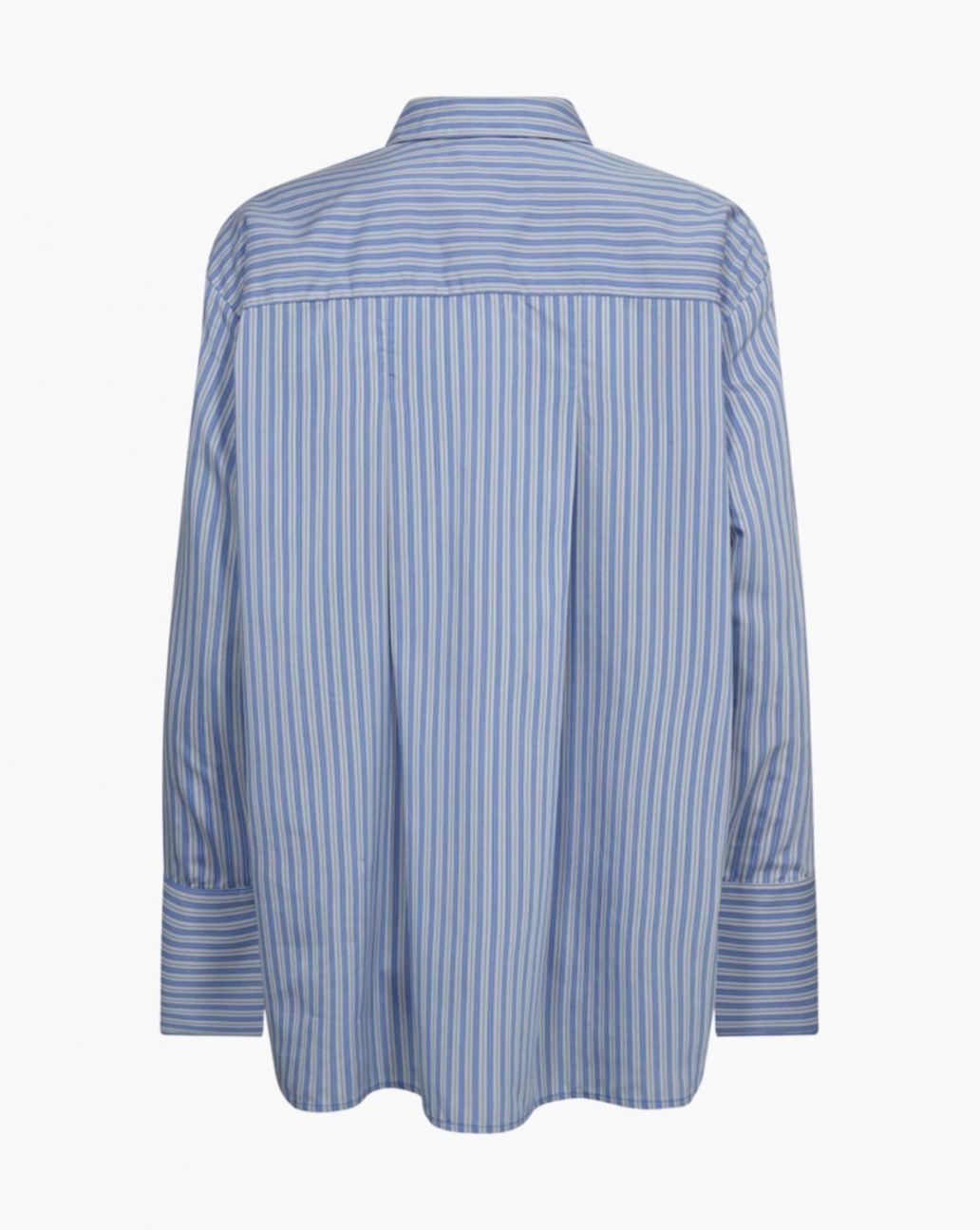 Co'Couture Finacc Stripe Blouse Blauw