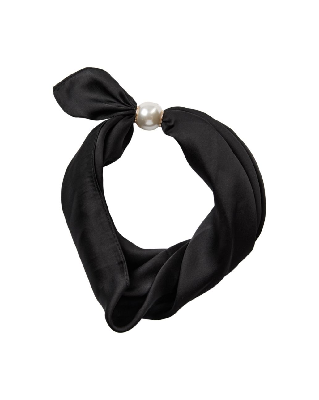 Co'Couture Pearl Scarf Black-O.S