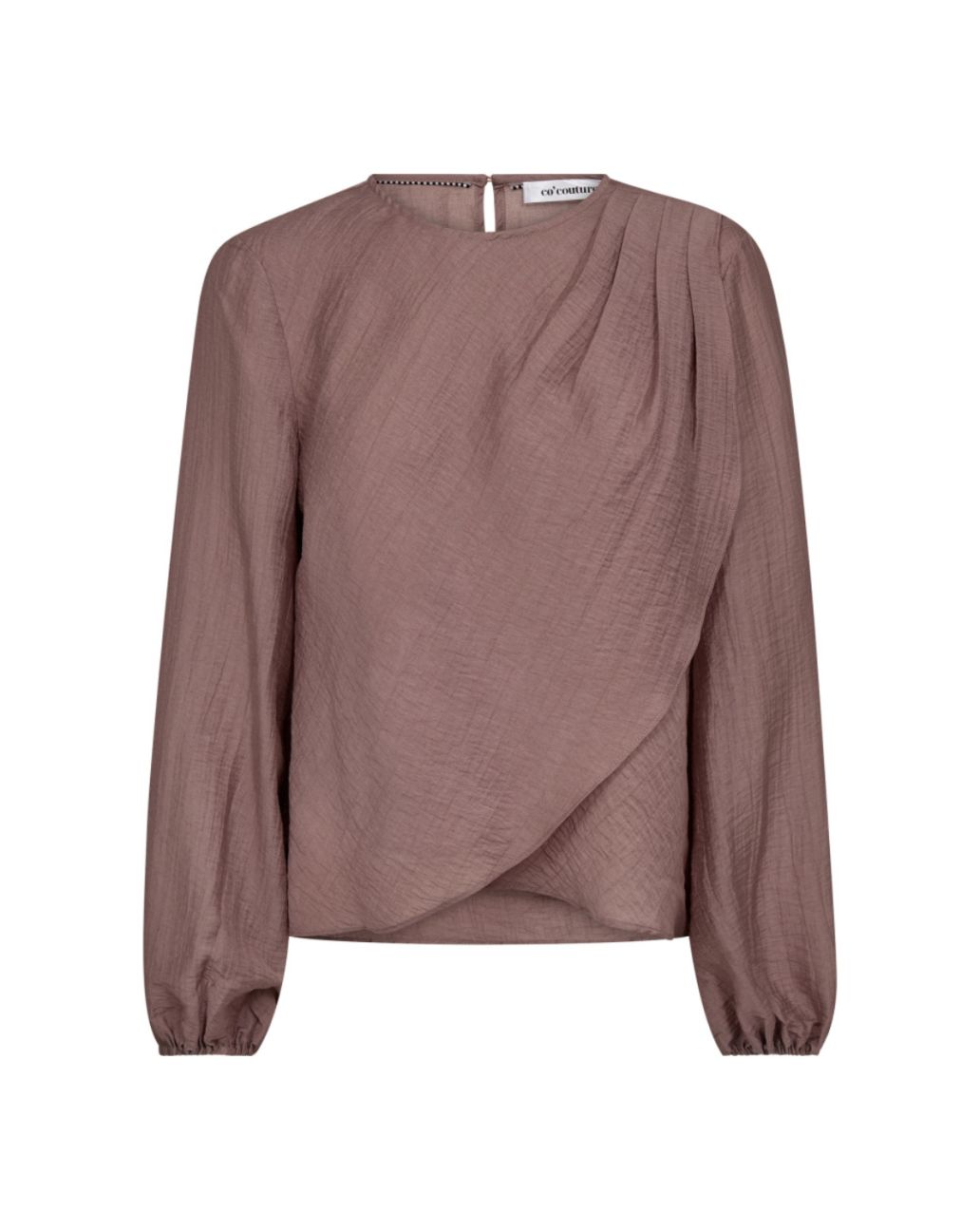 Co'Couture ConnyCC Drape Blouse Old Rose