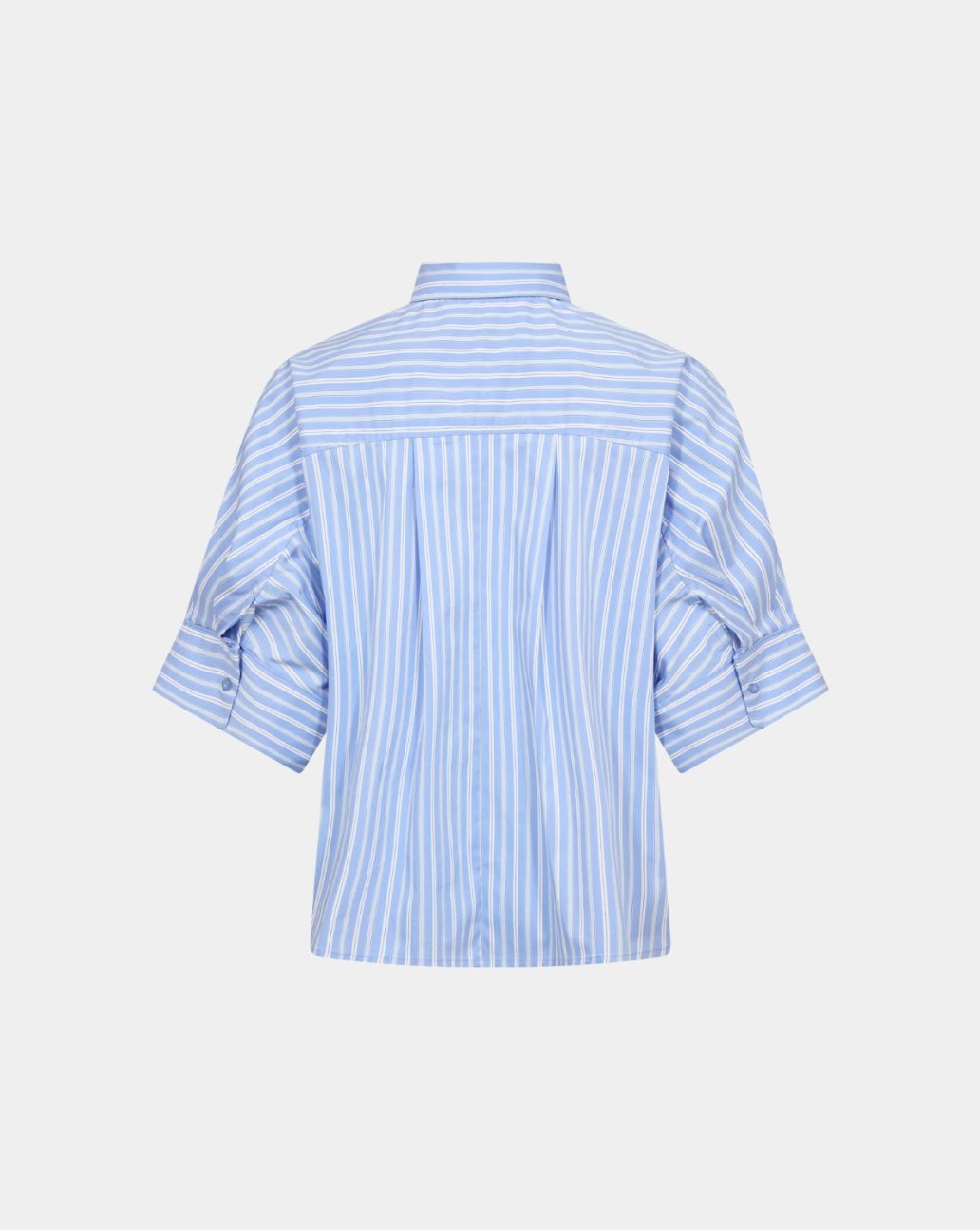 Co'Couture Kaio Stripe SS Shirt Pale Blue