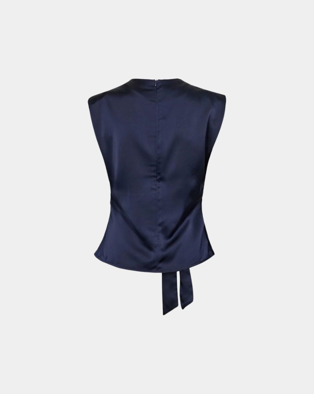 Co'Couture Safiracc Pleat Top Navy